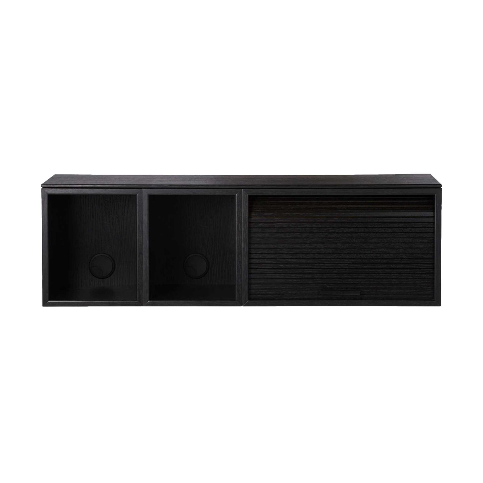 Northern Hifive silm wall, black painted oak (100cm)