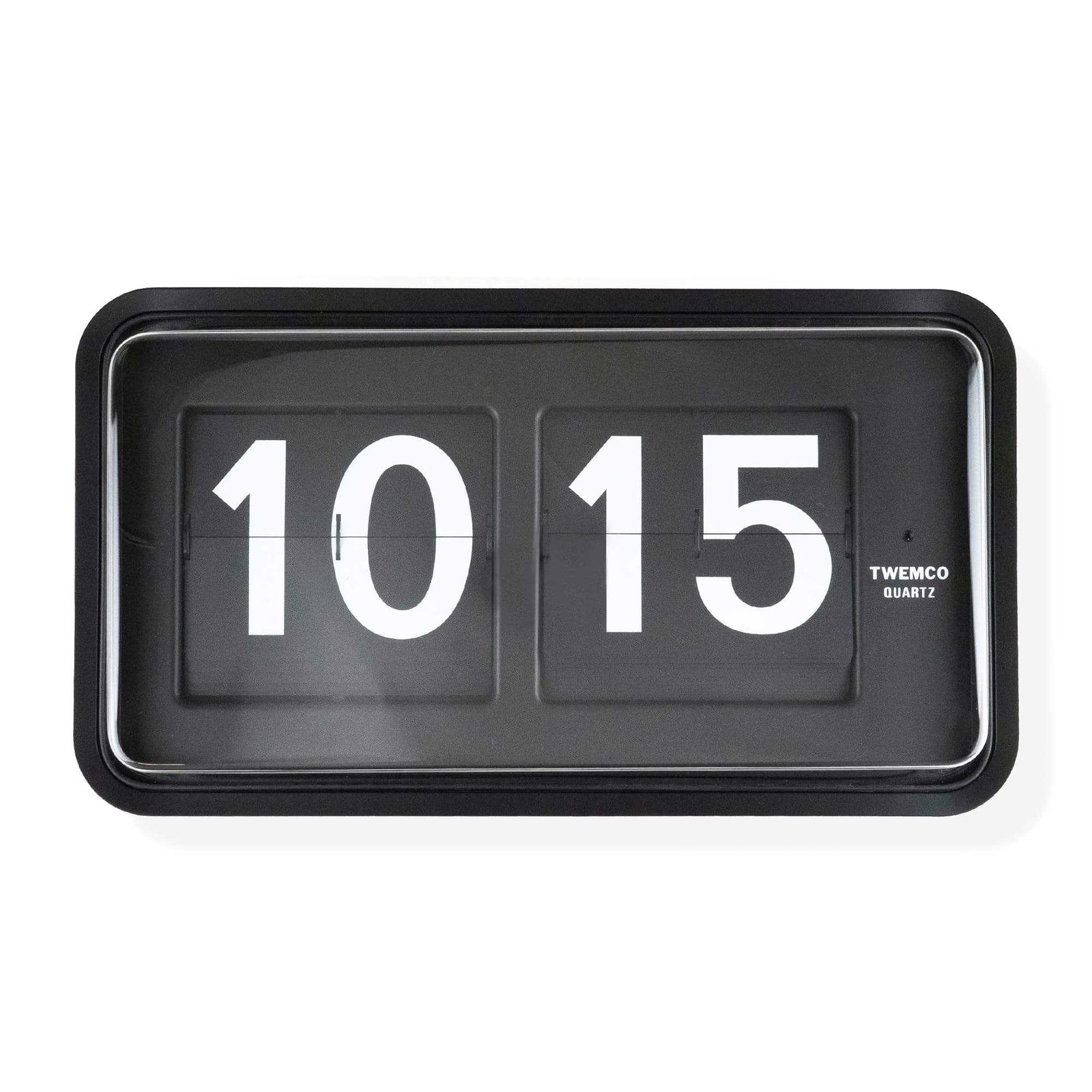 Twemco BQ-100 Jumbo Flip Clock, black