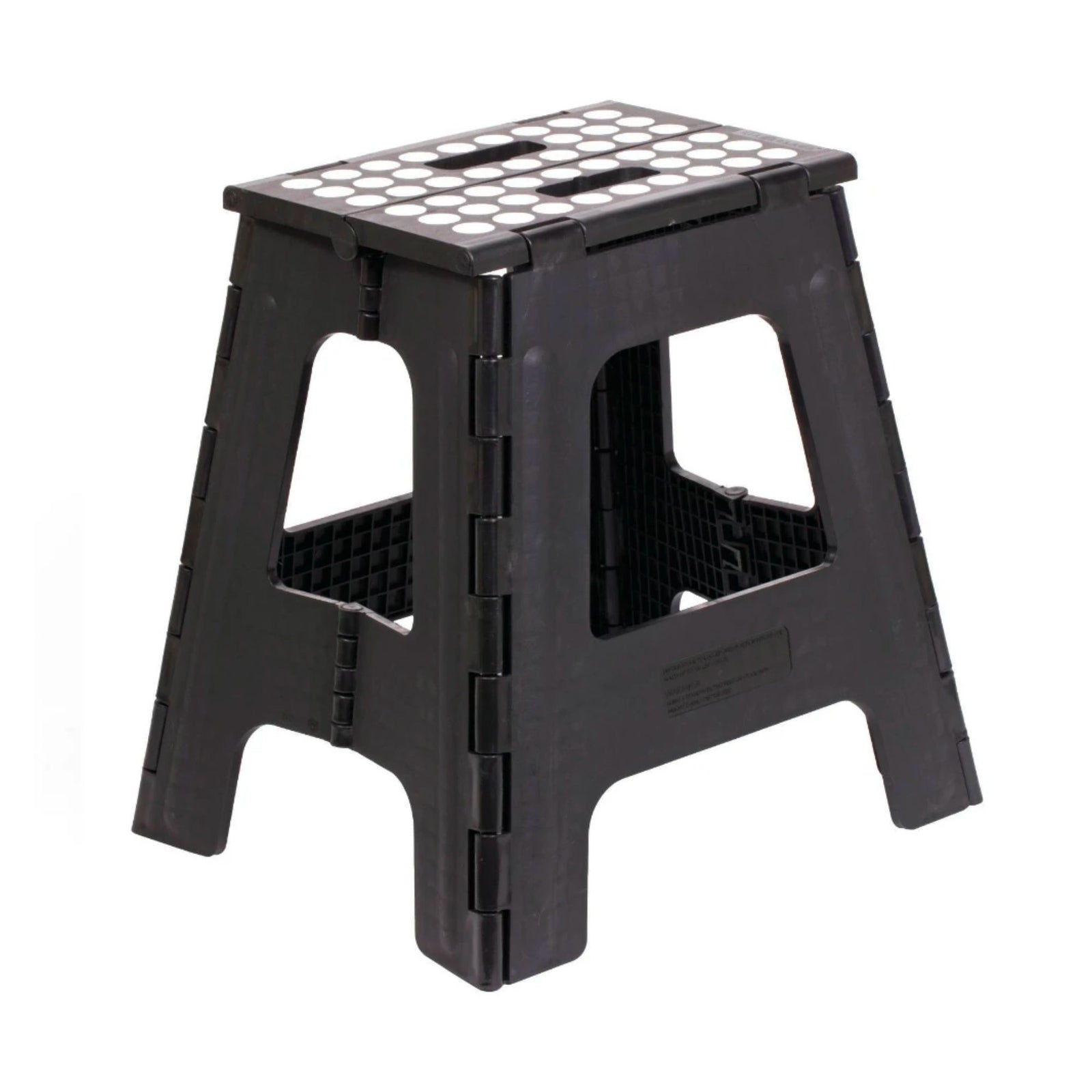Kikkerland Rhino II folding step stool, black