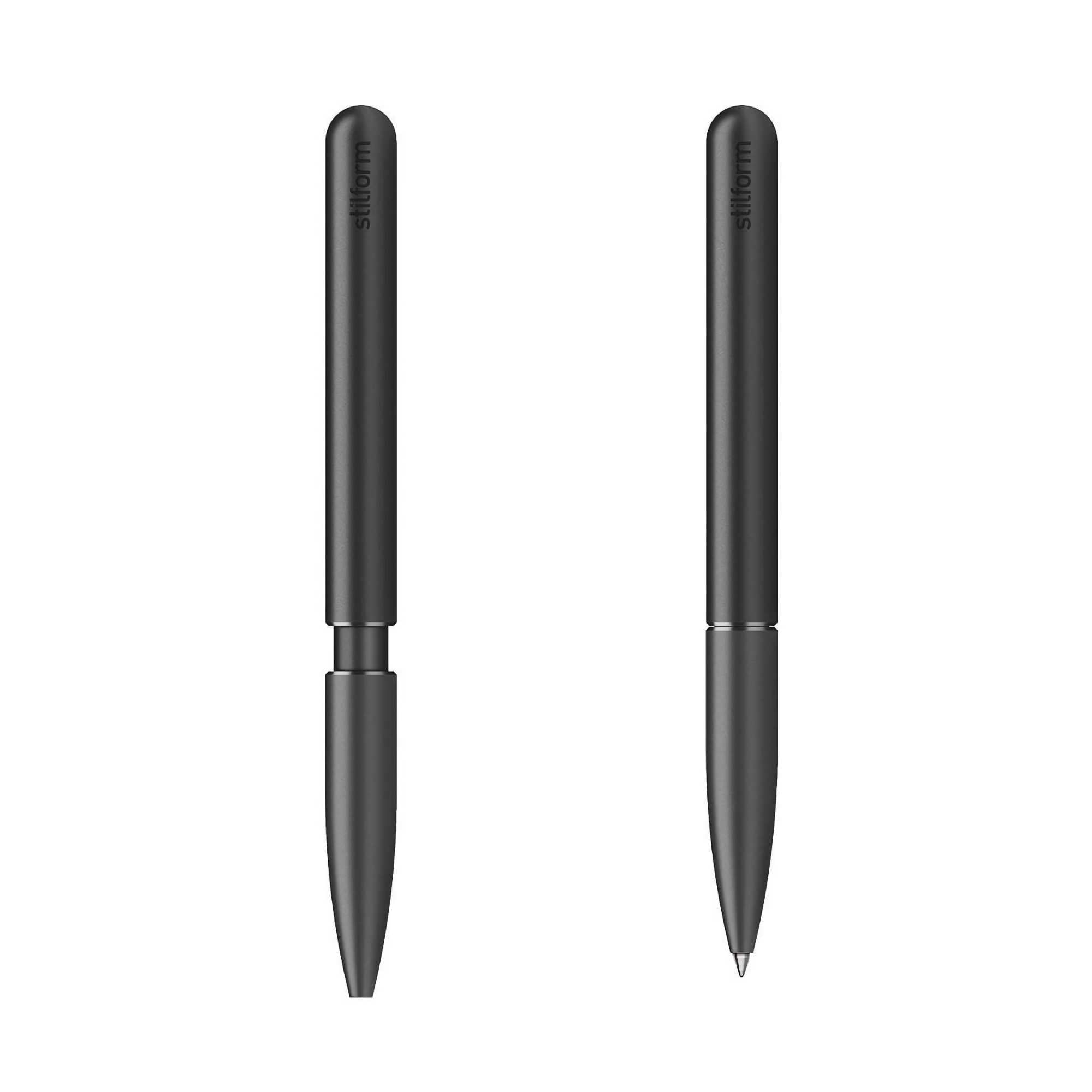 Stilform Aluminium Ballpoint Pen, warp black
