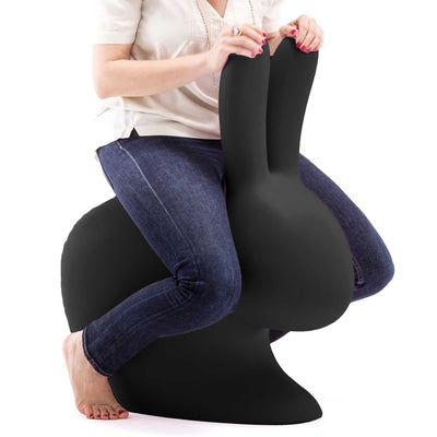 Qeeboo Rabbit Chair, black