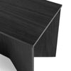 Hay Slit Table Wood Oblong, black