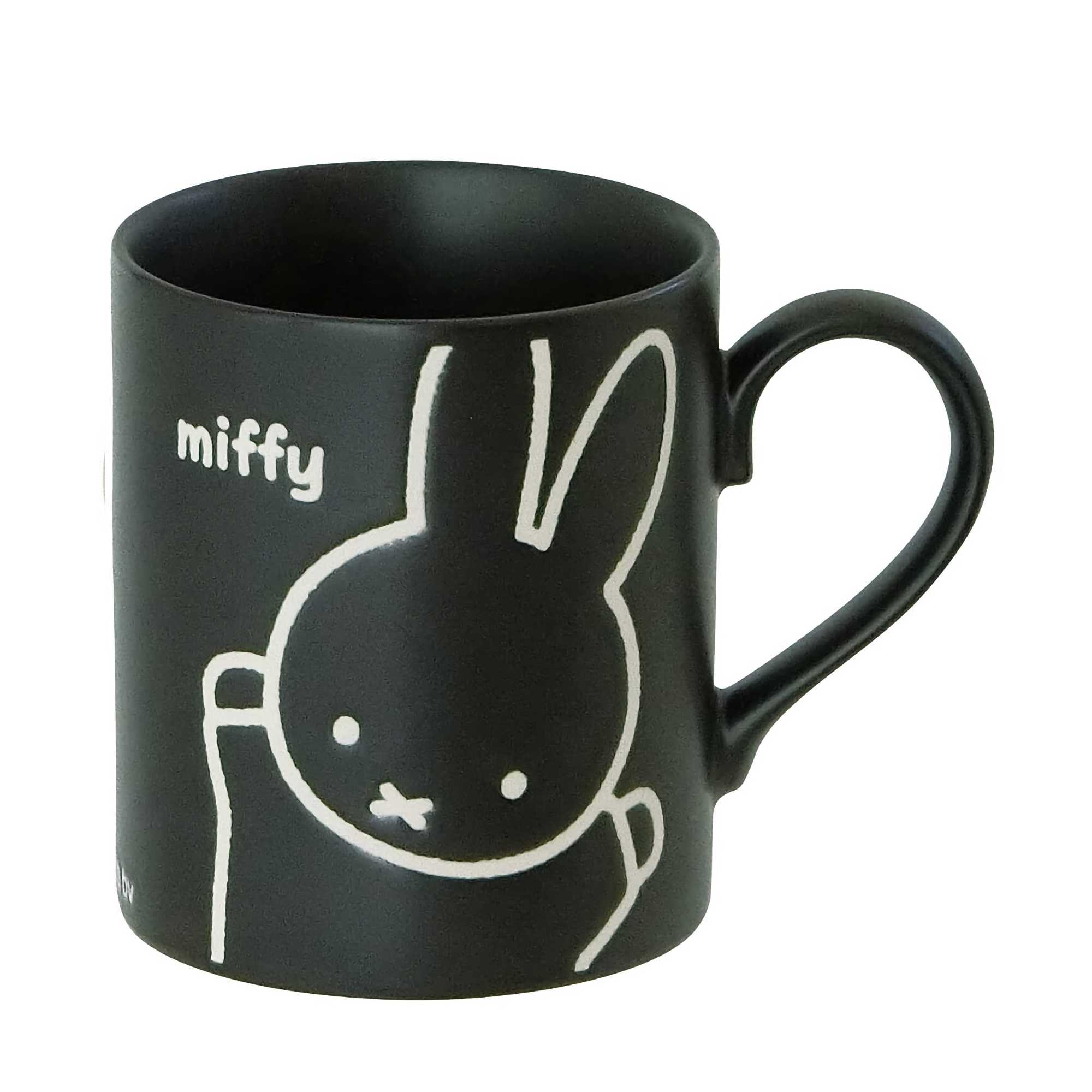 Miffy Water-Repellent Mug, black