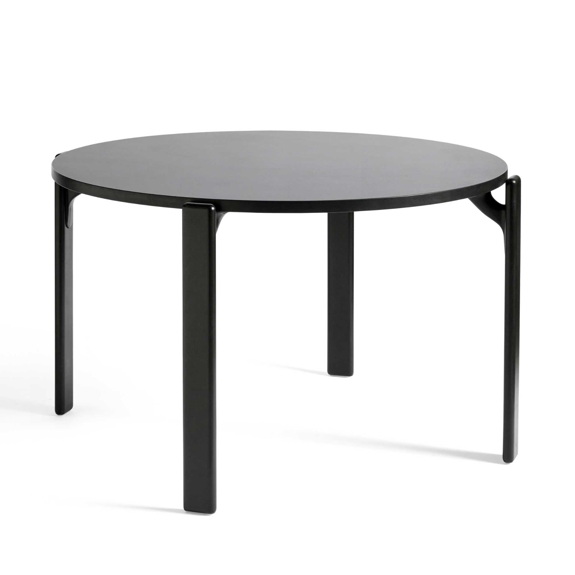 Hay Rey table, deep black (ø128cm)