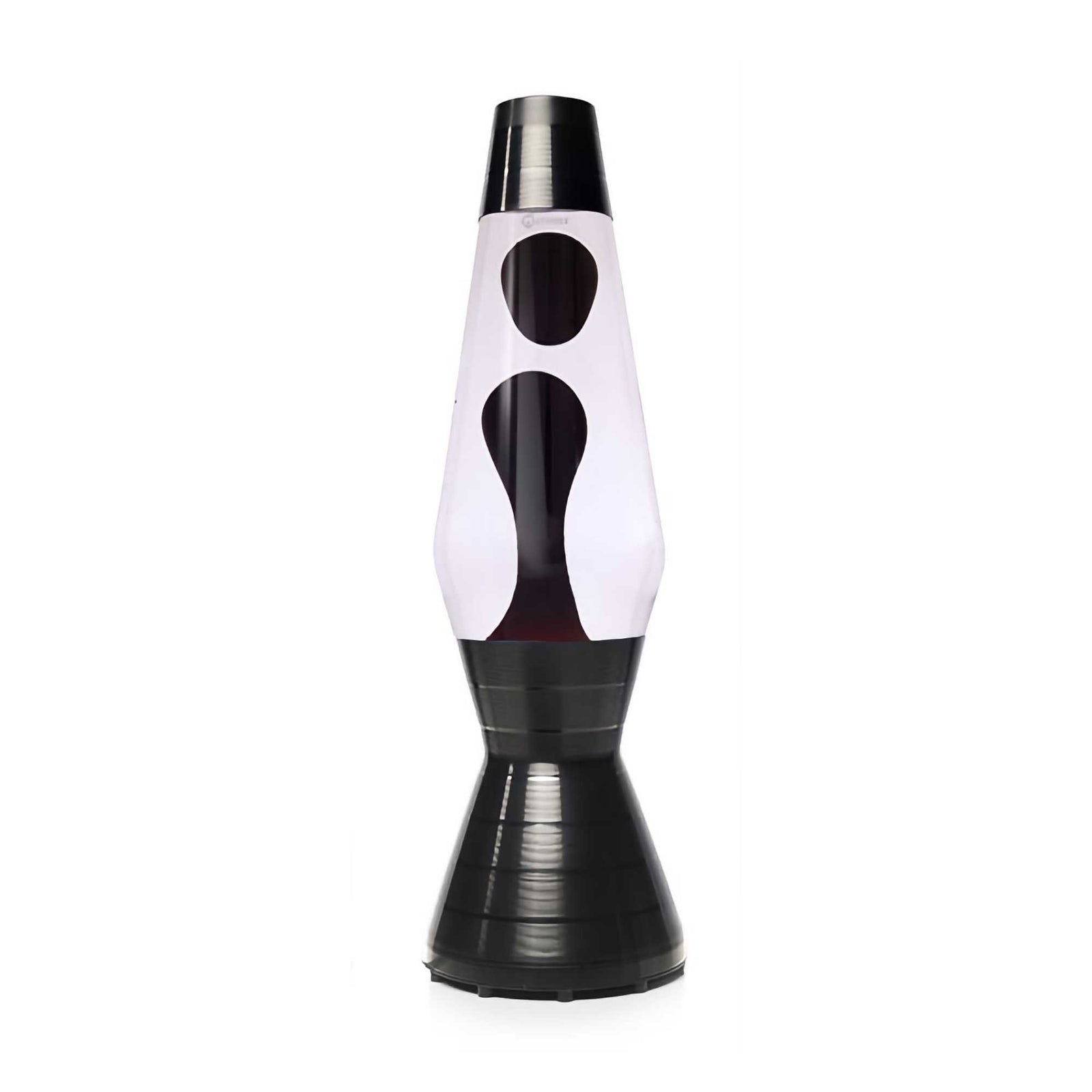 Mathmos Astro Vinyl lava lamp, clear/black (43 cm)