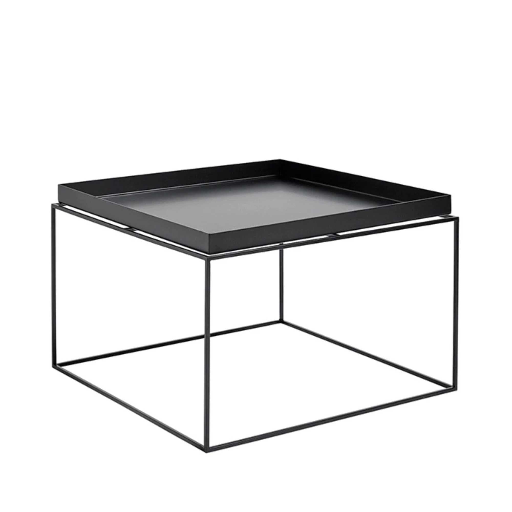 Hay Tray coffee table, black (60x60 cm)
