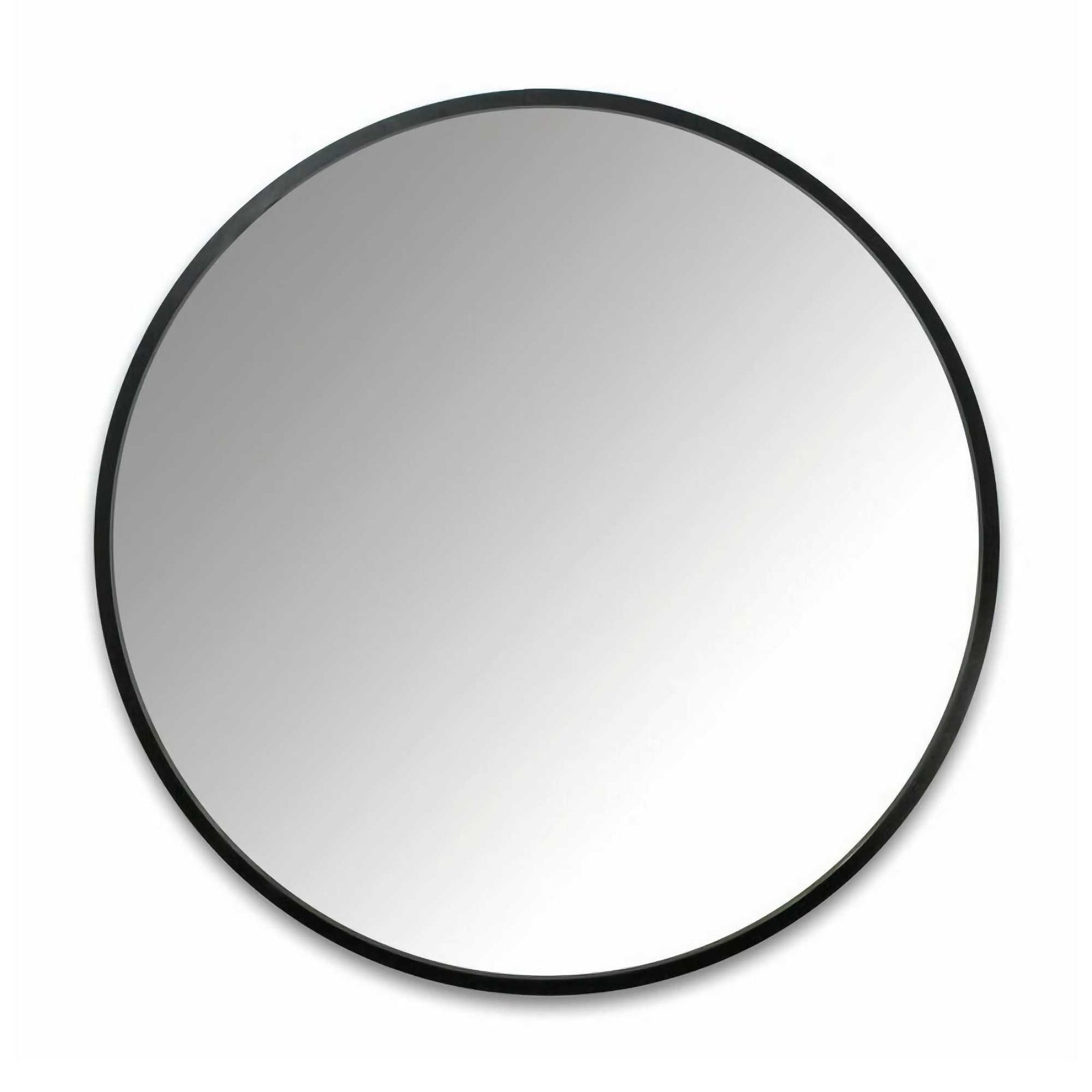 Umbra Hub Beveled Round Mirror, Black (Ø91cm)