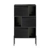 Northern Hifive cabinet system tall, black painted oak