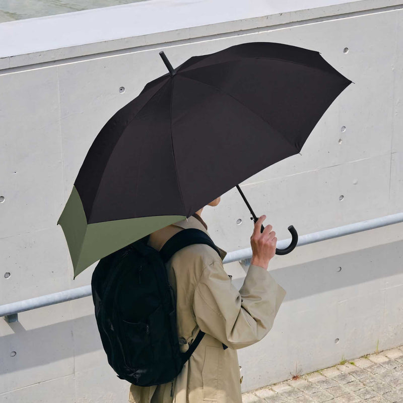 Wpc. Back Protect umbrella, black/khaki