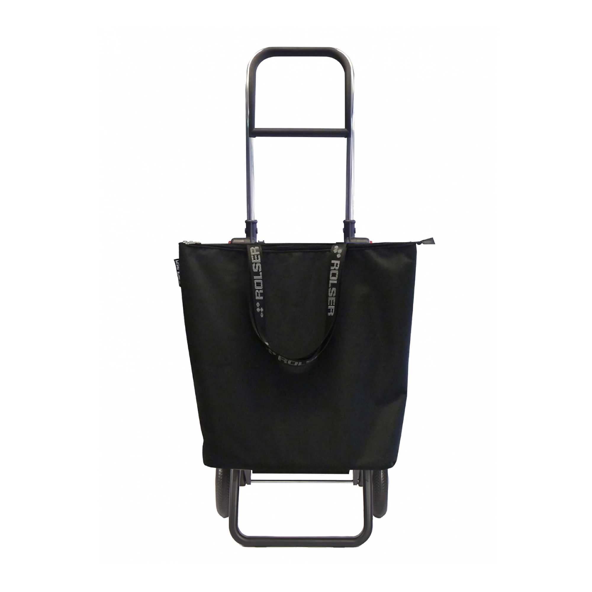 Rolser Mini Bag Plus MF shopping trolley, black (2-Wheels)