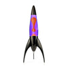 Mathmos Telstar Black Rocket lava lamp, violet/orange (50cm)