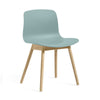 Hay AAC 12 Chair, Dusty Blue/Matt Lacquered Solid Oak