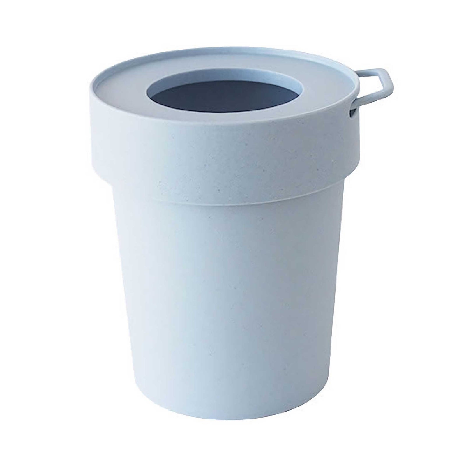 Hachiman Tap trash bin with lid large, smokey blue (10 L)