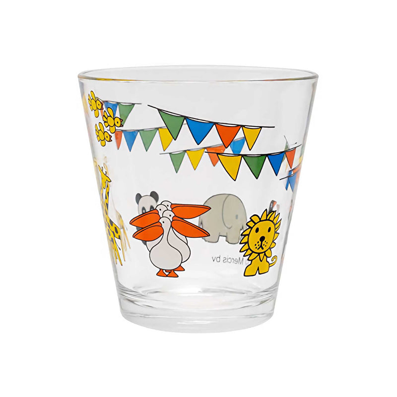 Dick Bruna x Space Joy Miffy drinking glass, zoo (250 ml)
