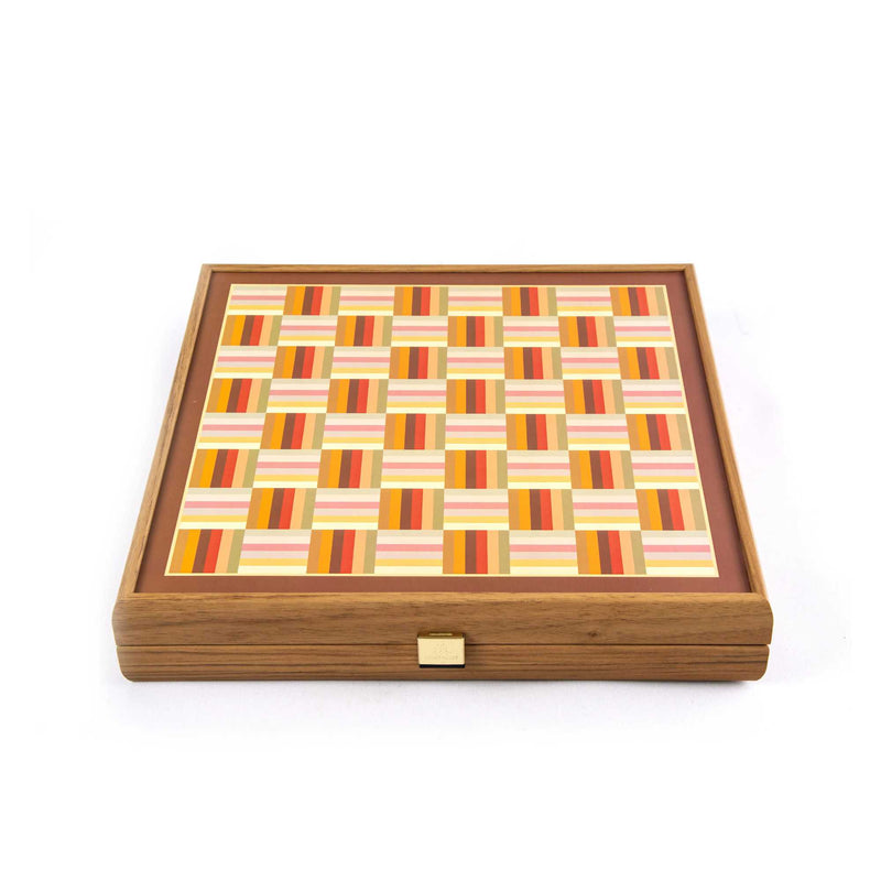 Manopoulos 4in1 Combo Game, rainbow (chess/backgammon/ludo/snakes)