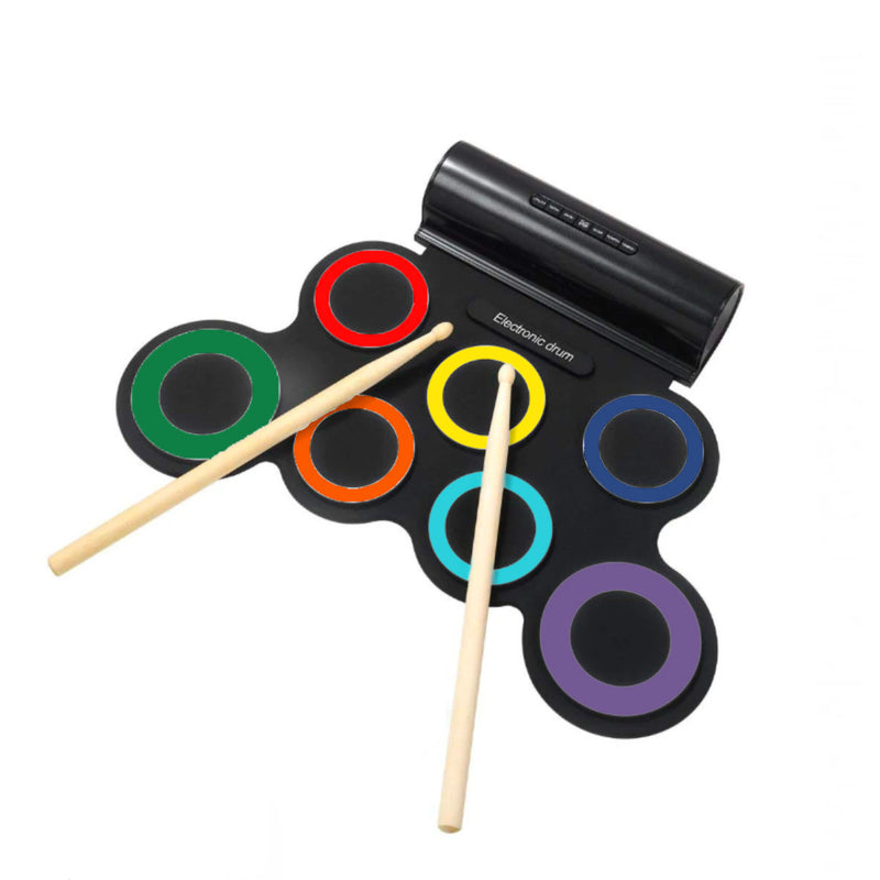 Portable Roll-Up Drum , Rainbow