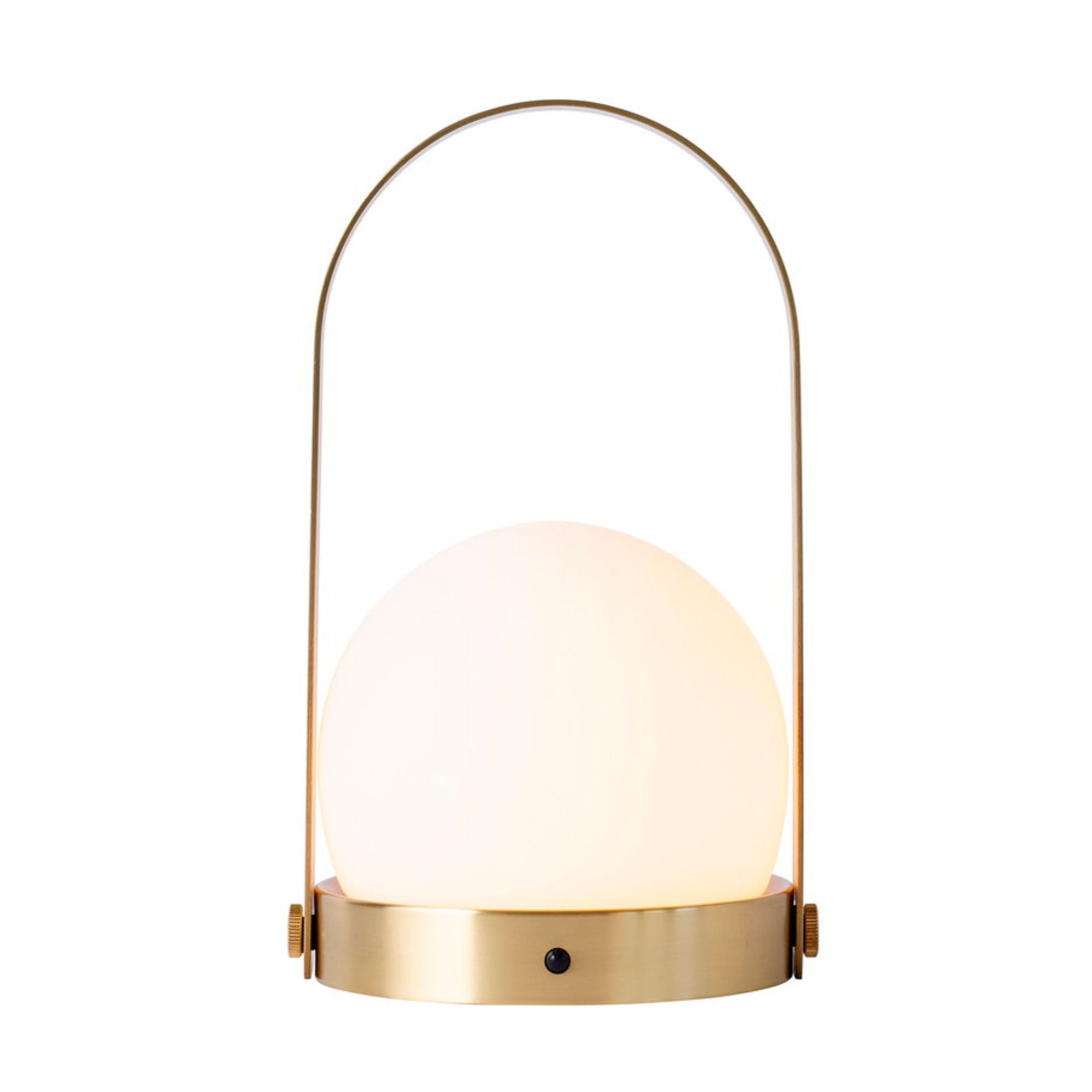 Menu Carrie rechargeable lamp, brass