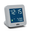 Braun Digital Alarm Clock with Snooze, Grey