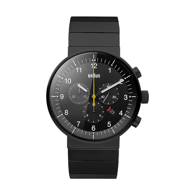 Braun BN0095BKBKBTG Prestige Analog Display Swiss Quartz Watch