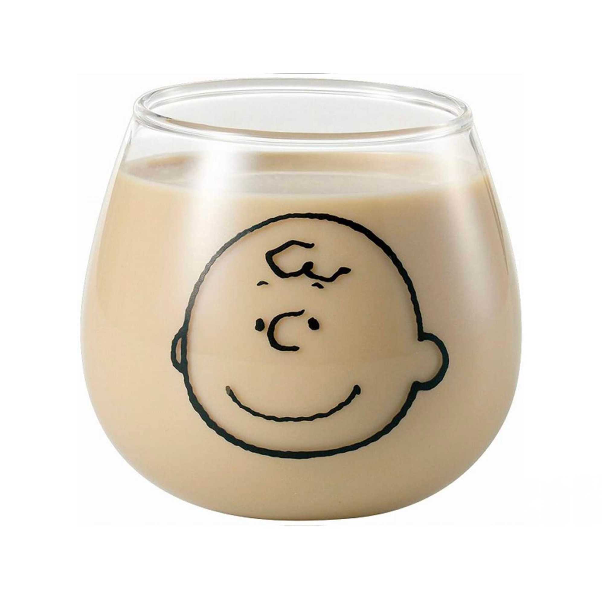 Peanuts Yurayura tumbler, brown