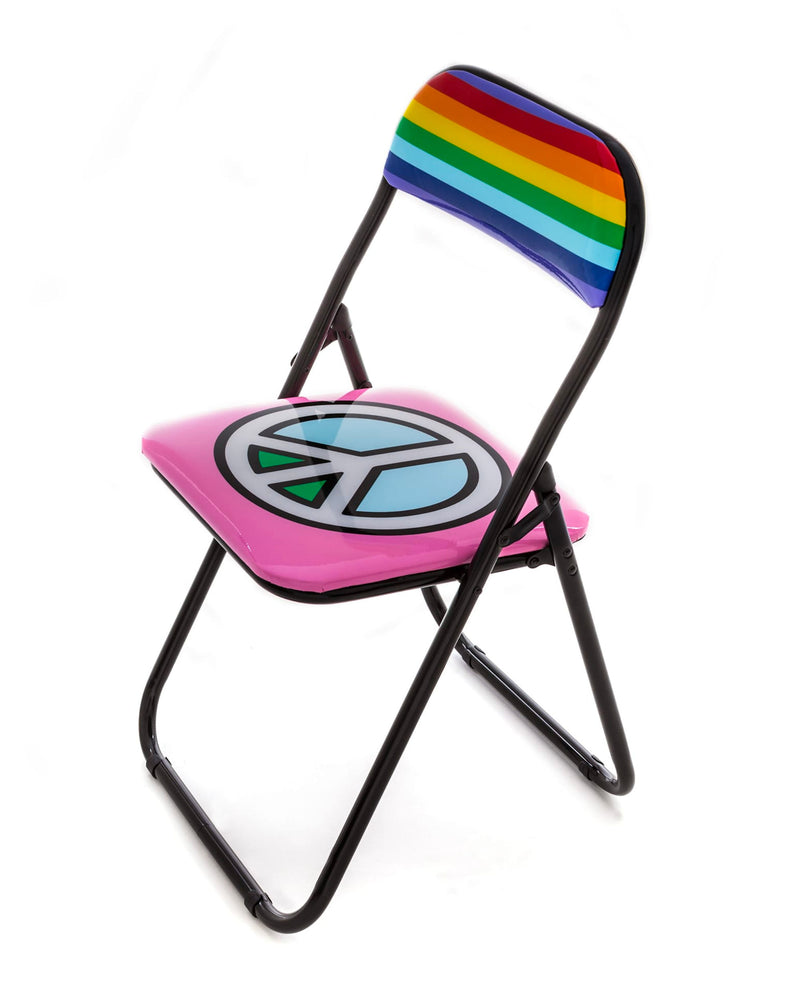 Seletti Blow folding chair, Peace