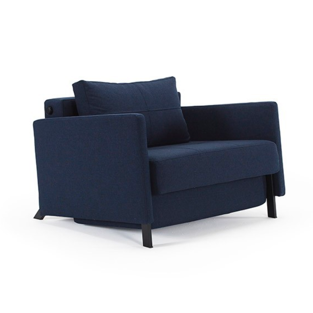 Innovation Living Cubed 02 Sofa Bed with Arms, 528MixedDanceBlue w104xd103xh77cm