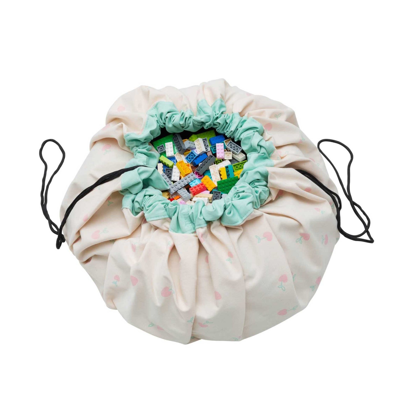 Play&Go PRINTED playmat and bag, cherry love (ø140cm)