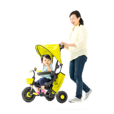 Ides Compo Fit Folding Child Tricycle, Citron