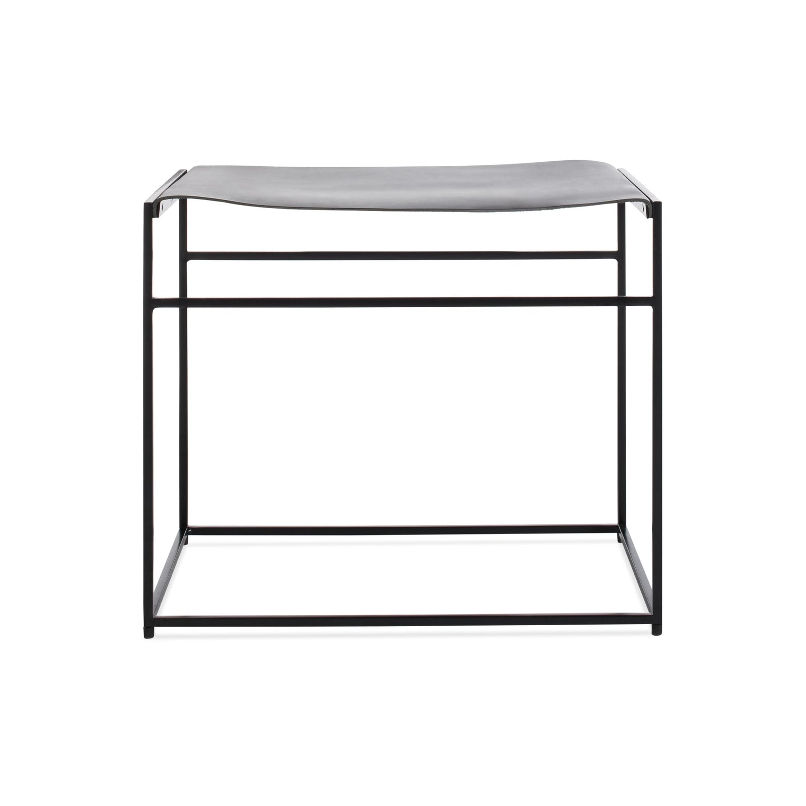 Blu Dot Common Leather Sling Stool