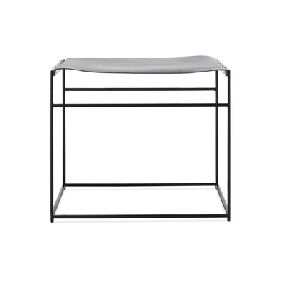 Blu Dot Common Leather Sling Stool