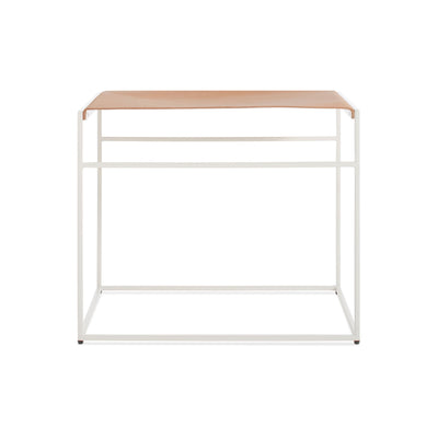 Blu Dot Common Leather Sling Stool
