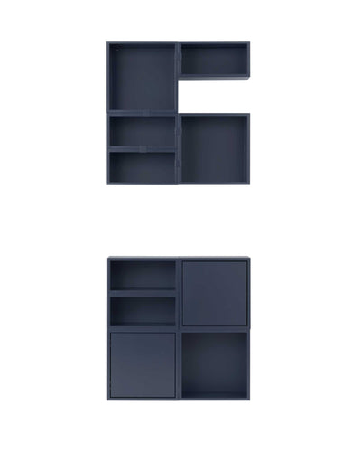 Muuto Stacked shelf system configuration 8-2