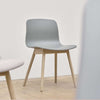 Hay AAC 12 Chair, Concrete Grey/Matt Lacquered Solid Oak