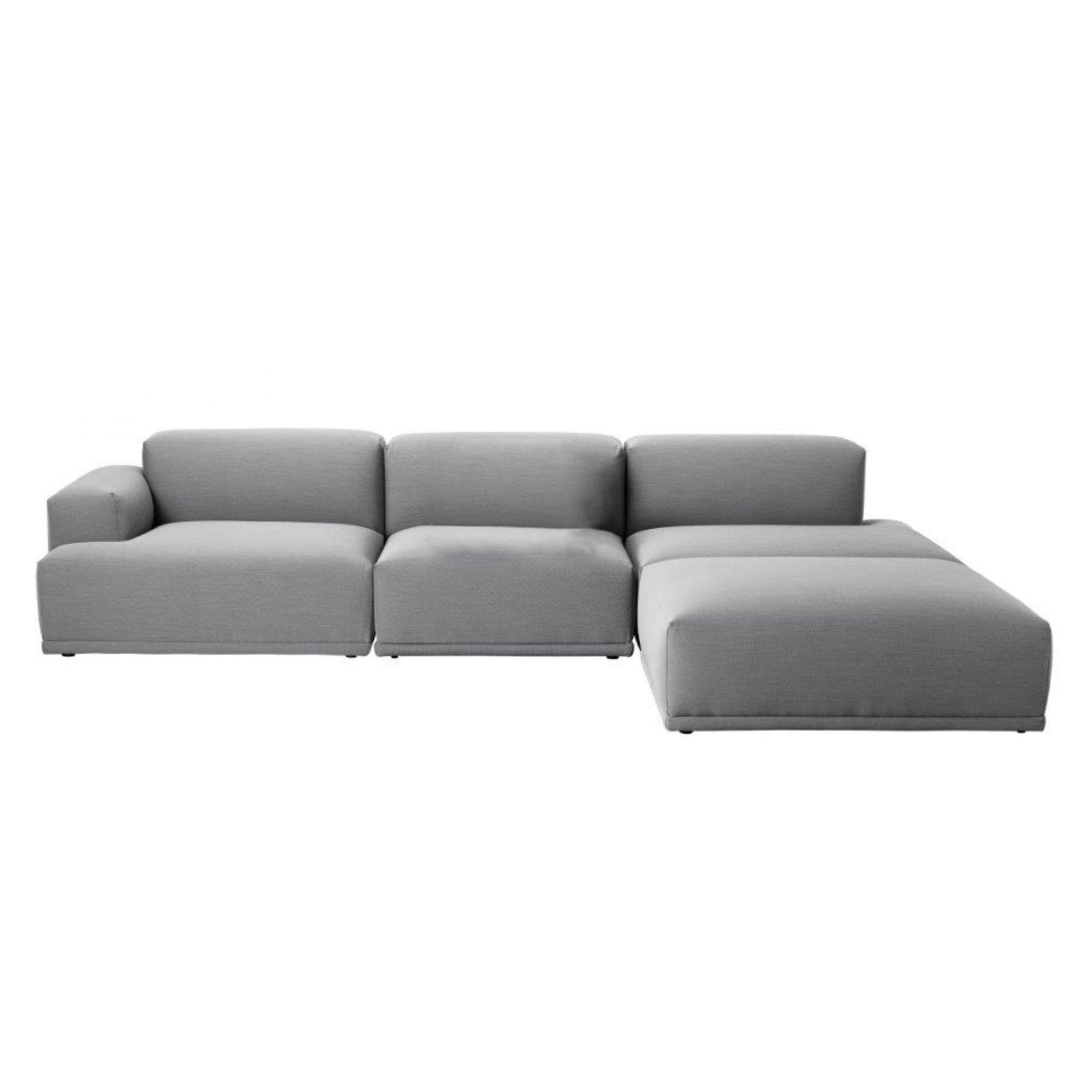 Muuto Connect Sofa 3-Seater Sofa w. chaise longue, Fiord 151