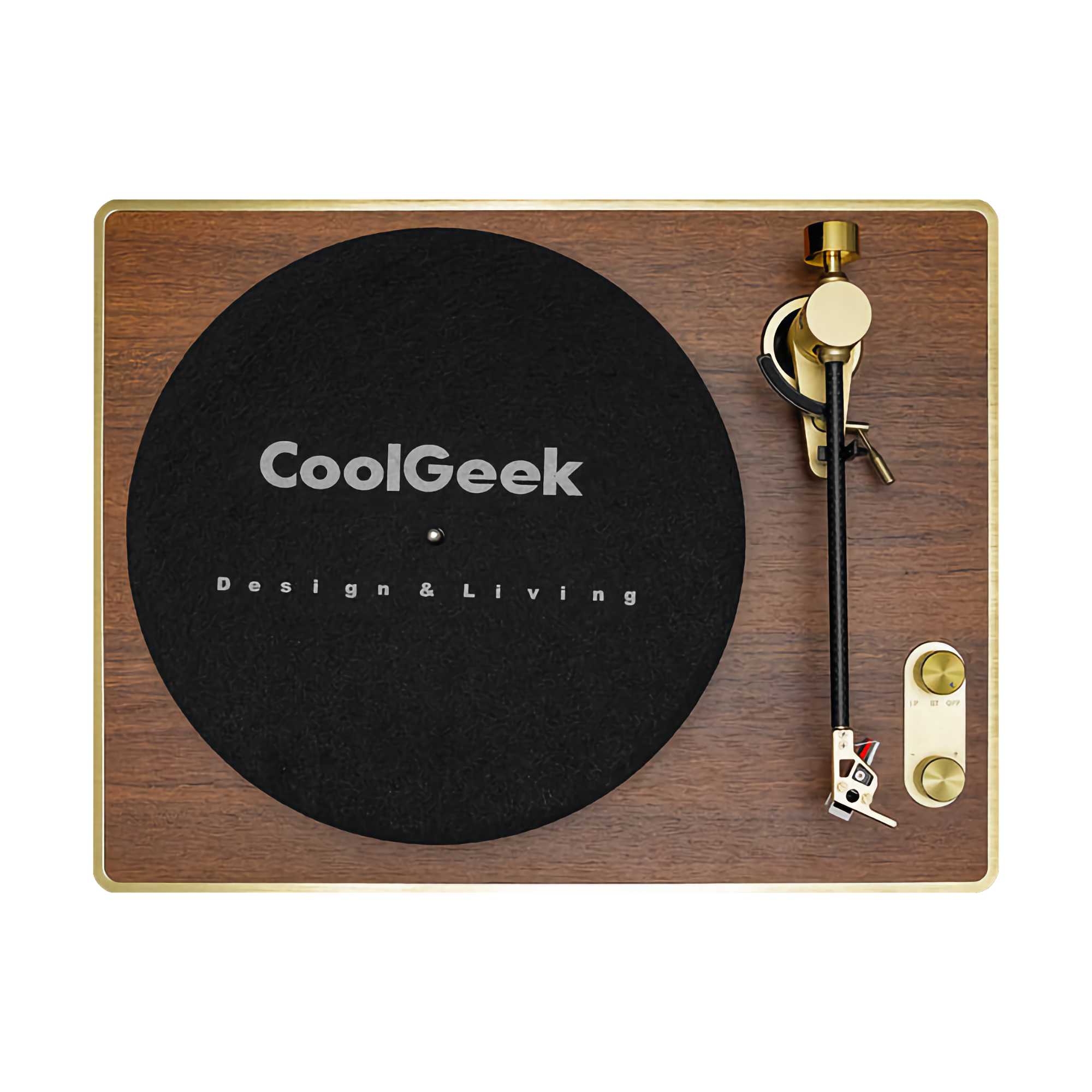 CoolGeek Bluetooth Vinyl Record Speaker