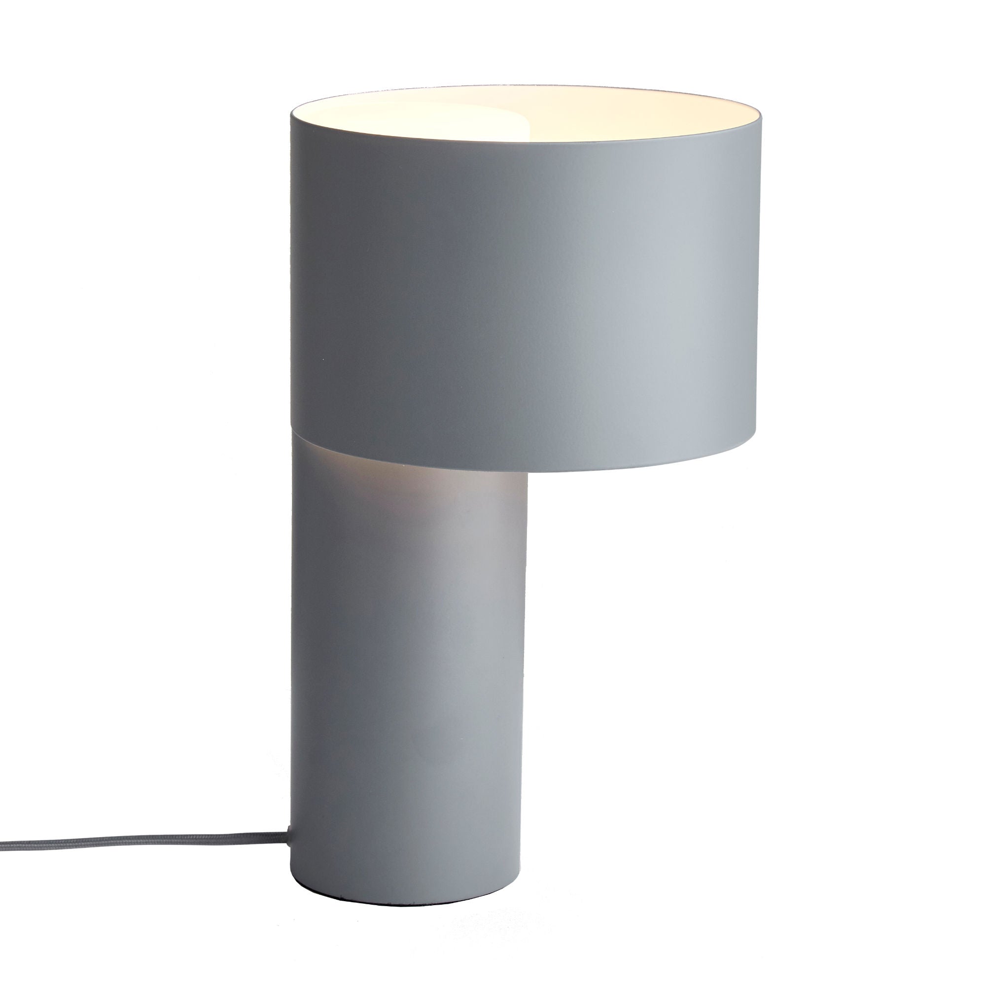 Woud Tangent Table Lamp , Cool Grey