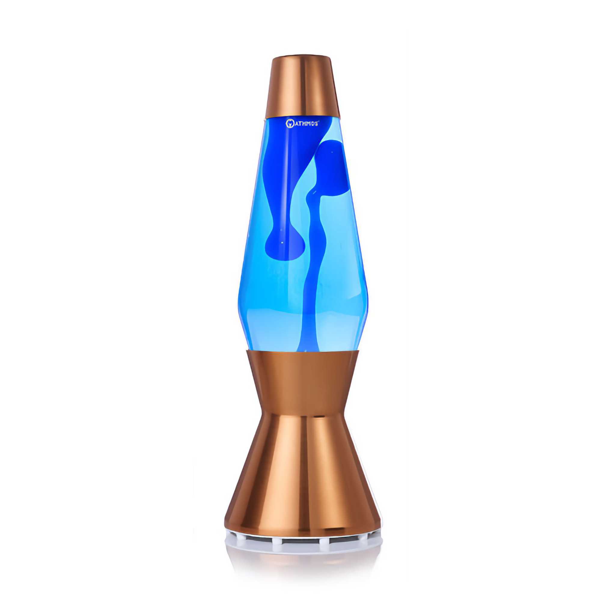 Mathmos Astro Copper Lava Lamp, blue/blue (43 cm)