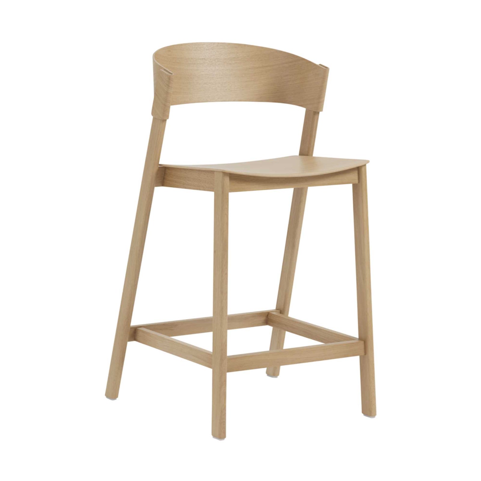 Muuto Cover Counter Stool, oak (65 cm)