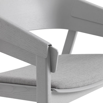 Muuto Cover lounge chair, grey/PU lacquer