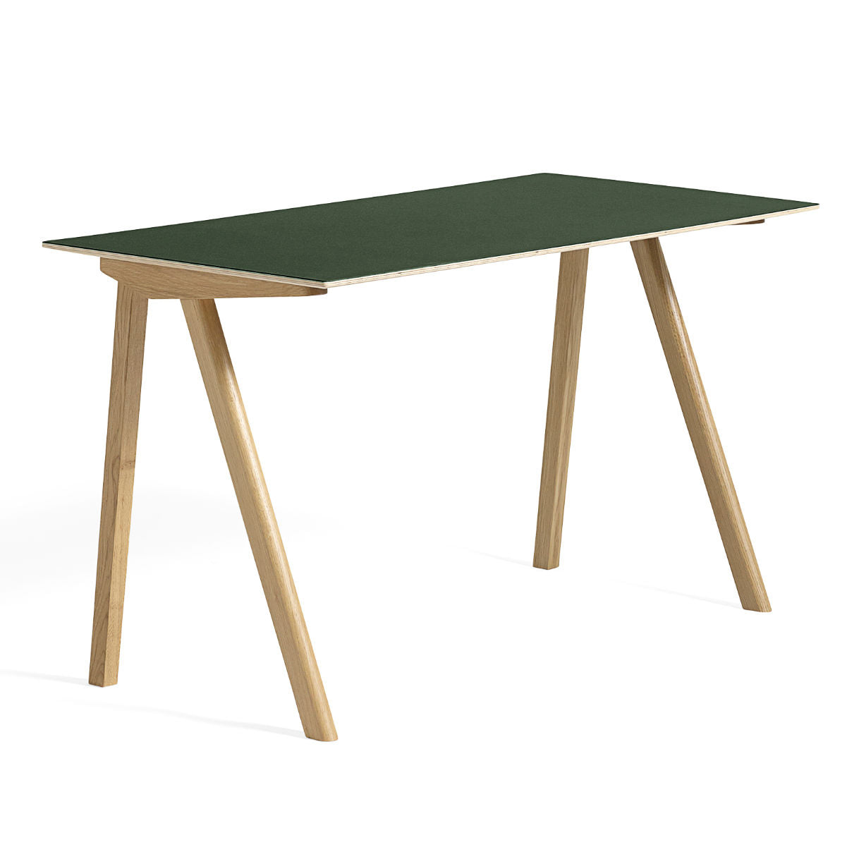 HAY Cph90 Desk, linoleum green (130x65 cm)
