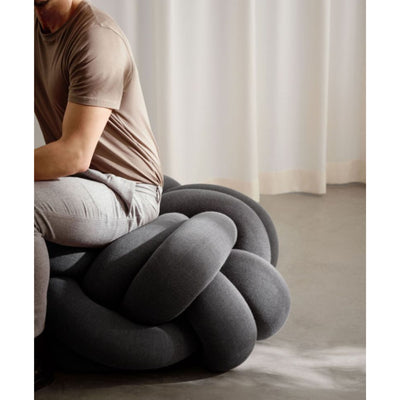 Design House Stockholm Knot XL Seat Cushion , Dark Grey