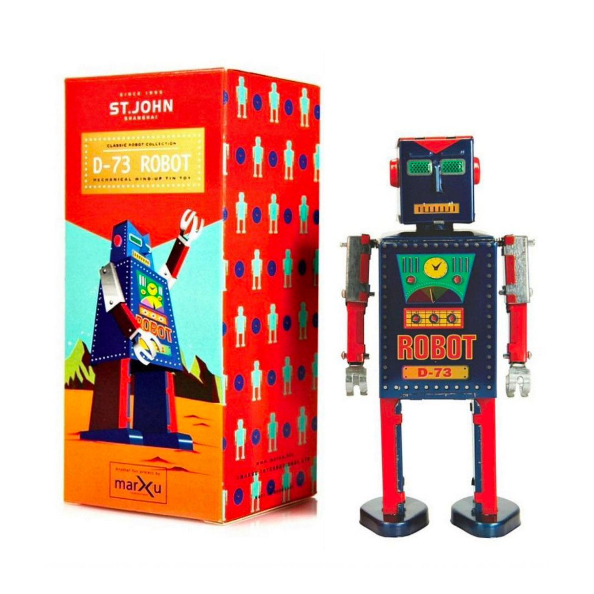 Saint John Robot D-73 Windup Toy