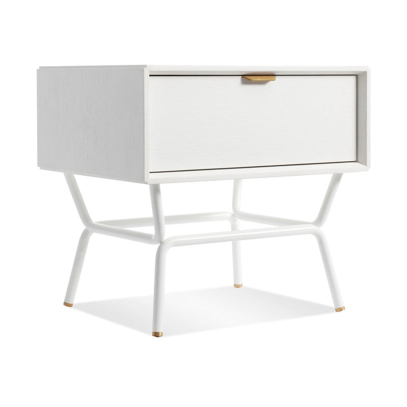 Blu Dot Dang 1 drawer nightstand, white