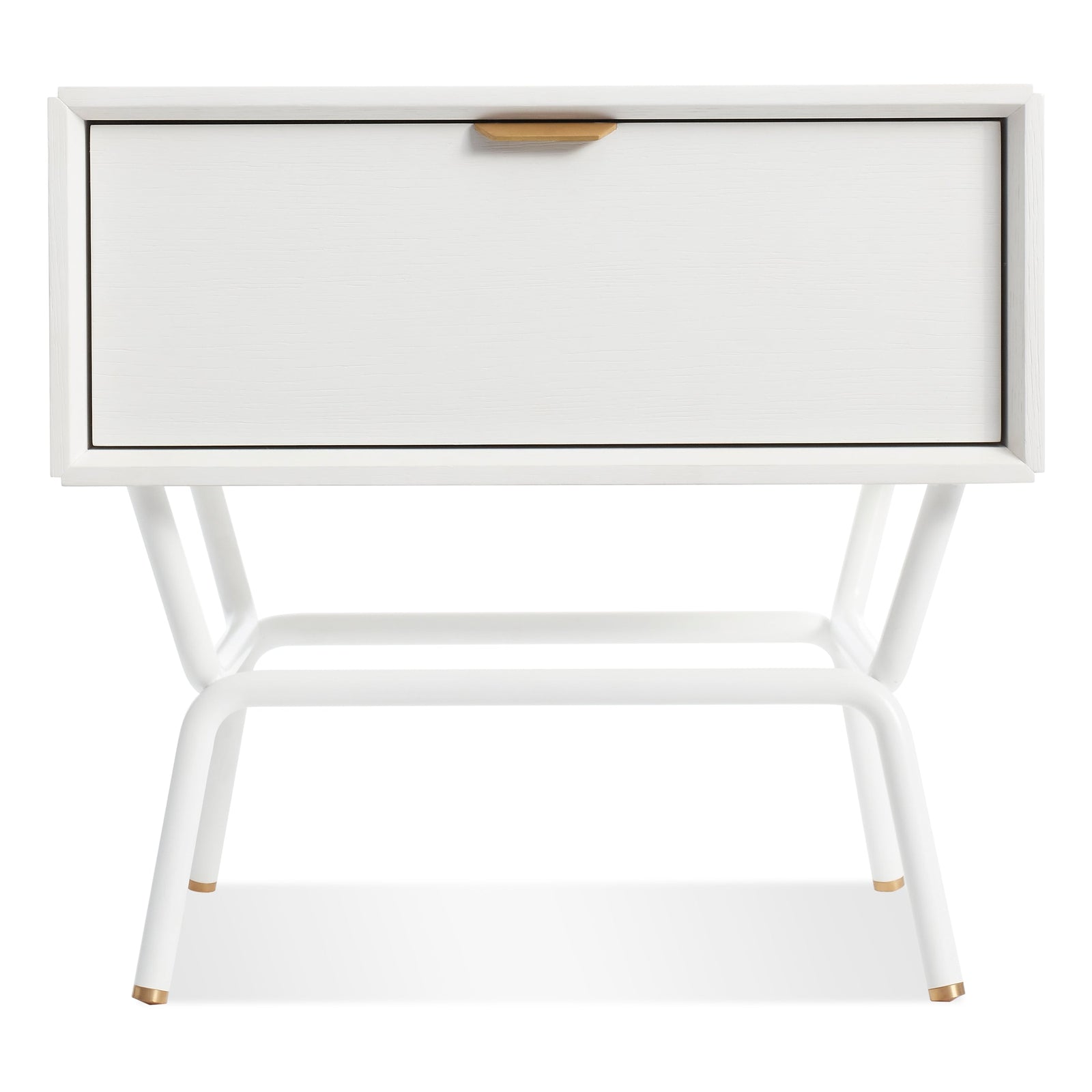 Blu Dot Dang 1 drawer nightstand, white