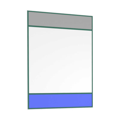 Magis Vitrail rectangular mirror, green (50x70 cm)