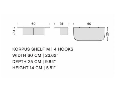 Hay Korpus shelf medium, sea