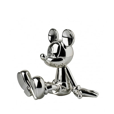 Leblon Delienne Sitting Mickey, chrome (12cm)