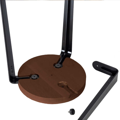 Tiptoe MI LOU counter stool, black/tinted ash (66 cm)