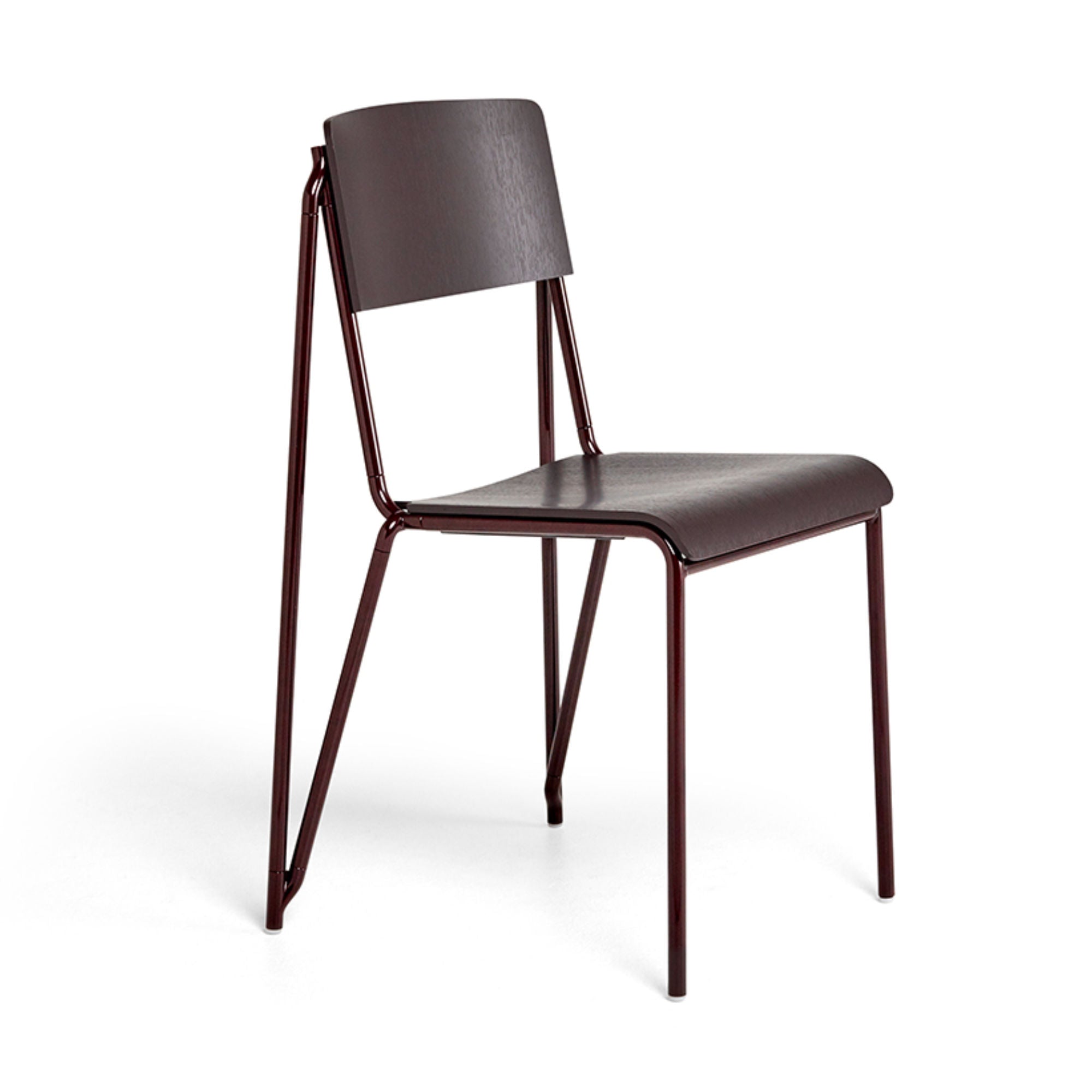 Hay Petit Standard Chair , Dark Bordeaux