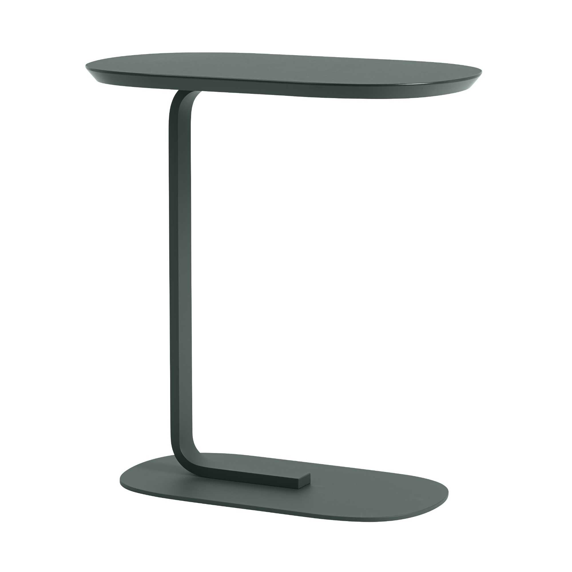 Muuto Relate side table, dark green (h60cm)